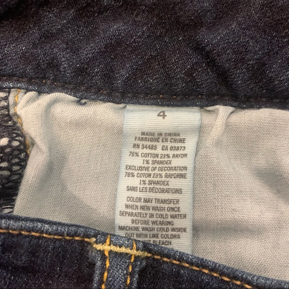 American Eagle Dark Wash Jean Shorts - Picture 5 of 5